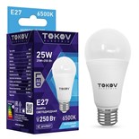 Лампа светодиодная 25Вт А60 6500К Е27 176-264В TOKOV ELECTRIC TKE-A60-E27-25-6.5K 1660379