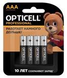 Элемент питания алкалиновый AAA/LR03 (блист. 4шт) Professional Opticell 5052002 1775452