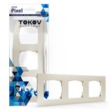 Рамка 3-м Pixel универс. беж. TOKOV ELECTRIC TKE-PX-RM3-C02 1792250