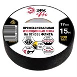 Изолента ПВХ 19ммх15м PROFLEEC1915 на основе флиса 0.3мм черн. Эра Б0057181 1810923