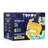 Фонарь налобный аккумуляторный COB LED TOKOV ELECTRIC TKE-NF-A-06 1896941