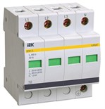 Ограничитель перенапряжения ОПС1-C 4P IEK MOP20-4-C 67934