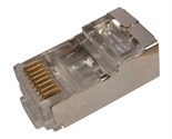 Джек компьютерный RJ45 (8P8C) кат.5E с экраном (уп.100шт) Rexant 05-1023 265679