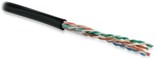 Кабель витая пара U/UTP кат.5E 4х2х24AWG solid PE Outdoor UUTP4-C5E-S24-OUT-PE-BK-500 черн. (м) Hyperline 49118 291283