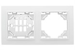 Рамка 2-м Минск горизонтальная бел. Basic EKF ERM-G-302-10 453859