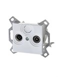 Розетка телевизионная оконечная TV/R Levit бел. ABB 2CHH083503A6003 1312468