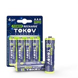 Аккумулятор AAA/HR03 1000мА.ч (блист.4шт) TOKOV ELECTRIC TKE-NMA-HR03/B4 1754909