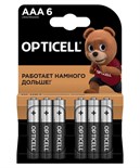 Элемент питания алкалиновый AAA/LR03 (блист. 6шт) Basic Opticell 5051007 1789755