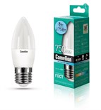 Лампа светодиодная LED8-C35/845/E27 8Вт свеча 4500К бел. E27 750лм 170-265В Camelion 12390 439683