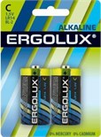 Элемент питания алкалиновый C/LR14 1.5В Alkaline BL-2 (блист.2шт) Ergolux 11751 477265