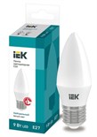 Лампа светодиодная Eco 9Вт C35 свеча 4000К нейтр. бел. E27 230В IEK LLE-C35-9-230-40-E27 1273610