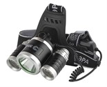 Фонарь аккумуляторный налобный GA-809 8Вт 3SMD CREE High Power Headlamp алюм. Эра Б0056111 1637828