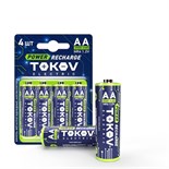 Аккумулятор AA/HR6 2500мА.ч (блист.4шт) TOKOV ELECTRIC TKE-NMA-HR6/B4 1754908