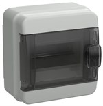 Корпус пластиковый КМПн-6 IP65 черн. прозр. дверь TEKFOR IEK TF5-KP72-N-06-65-K03-K02 1792000