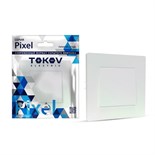 Выключатель 1-кл. СП Pixel 10А IP20 в сборе перламутр. TOKOV ELECTRIC TKE-PX-V1F-C04 1792284