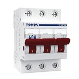 Выключатель нагрузки модульный 3П 40А TOKOV Electric TKE-PZ60-MDSI-3-40 1848466