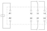 Реле одиночное REL-MR- 24DC/21-21 Phoenix Contact 2961192 447023