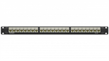 Патч-панель 19дюйм 1UCAT5E 24 модуля RJ45 неэкранированная DKC RN5PPU24 1359286