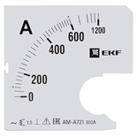 Шкала сменная для A721 600/5А-1.5 PROxima EKF s-a721-600 470320