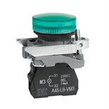 Лампа сигнальная OptiSignal D22 C4-L-M3 зел. металл 230-240VAC XB4BVM3 КЭАЗ 332174 1739237