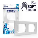 Рамка 2-м Pixel универс. айс TOKOV ELECTRIC TKE-PX-RM2-C34 1909875