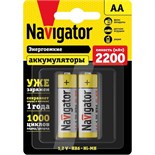 Аккумулятор AA/HR6 94 785 NHR-2200-HR6-RTU-BP2 (блист.2шт) Navigator 94785 237634