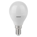 Лампа светодиодная LED Antibacterial P 7.5Вт шар матовая 2700К тепл. бел. E14 806лм 220-240В угол пучка 200град. бактерицидн. покрыт. (замена 75Вт) OSRAM 4058075561298 1487847