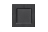 Розетка 1-м с крышкой Karea LINE STAR с заземл. дым. металлик Makel 86050029 1889436