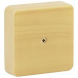 Коробка распаячная 75х75х20 (без клеммы) сосна IP40 Эра Б0031179 1406389