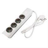 Удлинитель 4х5м с заземл. с выкл. бел. ET-04-500W (4х5.0) JAZZway 5051836 1832514