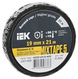 Изолента Х/Б 19мм 21м MIXTAPE 5 IEK UIZ20-19-21-K02 1816716