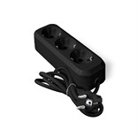 Удлинитель 3х2м с заземл. 10А IP20 У10-554 ПВС 3х0.75 черн. UNIVersal 1981 1819880