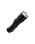 Фонарь аккумуляторный ручной 10Вт LED+2Вт COB LED zoom-линза Li-ion 18650 1800мА.ч корпус анодир. алюм. USB-шнур type C зажим для крепления КОСМОС KOC133Lit 1774776