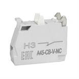 Блок контактный OptiSignal D22 A45-CB-V-NC 1НЗ винтовой зажим ZBE102 КЭАЗ 332201 1739186
