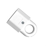 Розетка переносная 6А 250В плоская с ушком без заземл. бел. UNIVersal А104 1840846