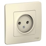 Розетка 1-м СП Blanca 16А IP20 250В без заземл. без защ. шторок молоч. SE BLNRS000012 1210302