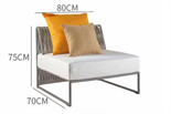 Уличное кресло ComfortA в лаконичном арт-дизайне CMF0001140