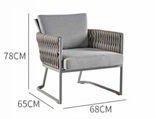 Уличный стул ComfortA в лаконичном арт-дизайне CMF0001138
