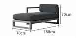 Скандинавский минималистичный уличный диван ComfortA CMF0001244
