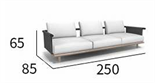 Стильный минималистичный уличный диван ComfortA CMF0001282