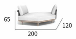 Стильный минималистичный уличный диван ComfortA CMF0001285