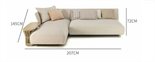 Скандинавский минималистичный уличный диван ComfortA CMF0001294