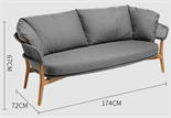 Скандинавский уличный диван в стиле лёгкой роскоши ComfortA CMF0001297