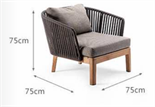 Минималистичный уличный стул для отдыха ComfortA CMF0001312