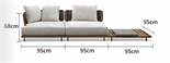 Минималистичный стильный уличный диван ComfortA CMF0001316