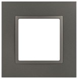 Рамка для розеток и выключателей ЭРА Elegance 14-5011-16 Classic на 1 пост титан Эра Б0065823 1952955