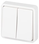 Выключатель Эксперт 11-1524-01 двойн. IP55 10АХ-250В СУ бел. Эра Б0063271 1871627