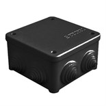 Коробка распределительная ОП 85х85х45мм IP54 7 выходов 3 гермоввода. крышка на винтах материал - полипропилен черн. Epplast 130115 1804624