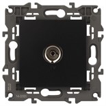 Розетка телевизионная одиночная TV 1мод. Elegance 14-3101-05 IP20 антрацит Эра Б0034294 1231959