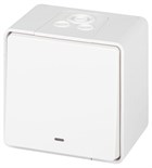 Выключатель Эксперт 11-1502-01 с подсветкой IP55 10АХ-250В ОУ бел. Эра Б0063305 1871623